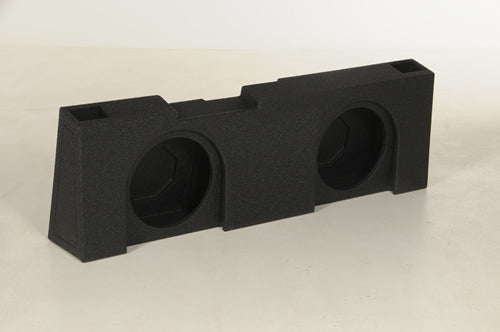 QBGMC142124DR 14-UP SIERRA/SILVERADO CREWCAB DUAL 12" VENTED SUB BOX (1CU.FT/SUB)