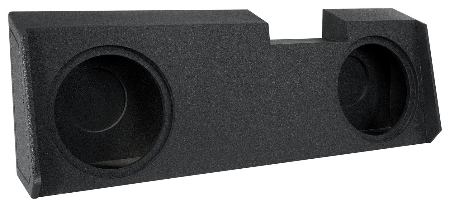 Qbomb 19-Up Sierra/silverado Crew/dbl Cab Dual 10" Enclosure (0.92 Cuft per Sub)
