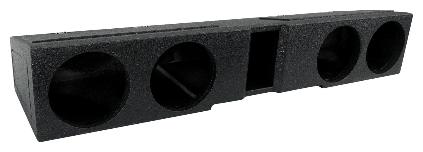 QBomb Enclosure (Quad 8" - Ford F150 Super Crew + F250 / F350 Super Duty)