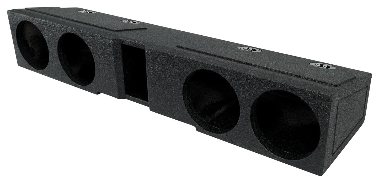 QBomb Enclosure (Quad 8" - Sierra / Silverado Crew Cab '07 - '20)