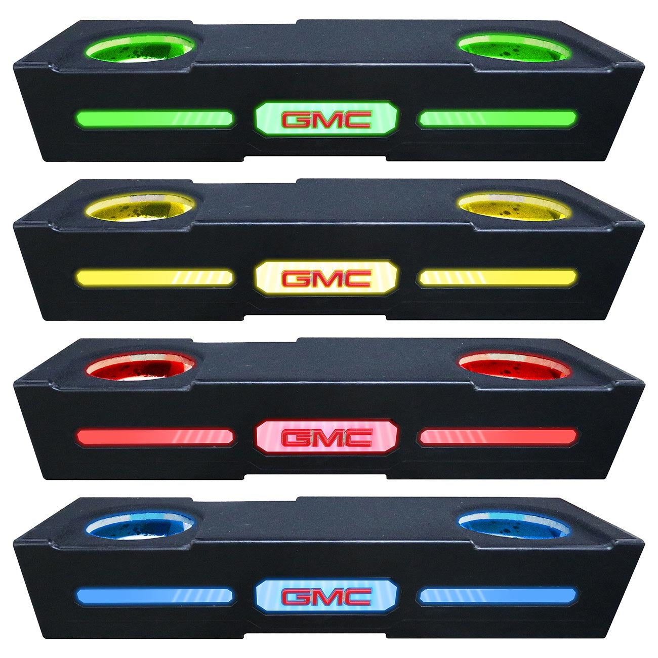 QL-GMC19212 QLuxe Enclosure (Dual 12" - RGB - GMC Sierra Crew Cab '19 - '24)