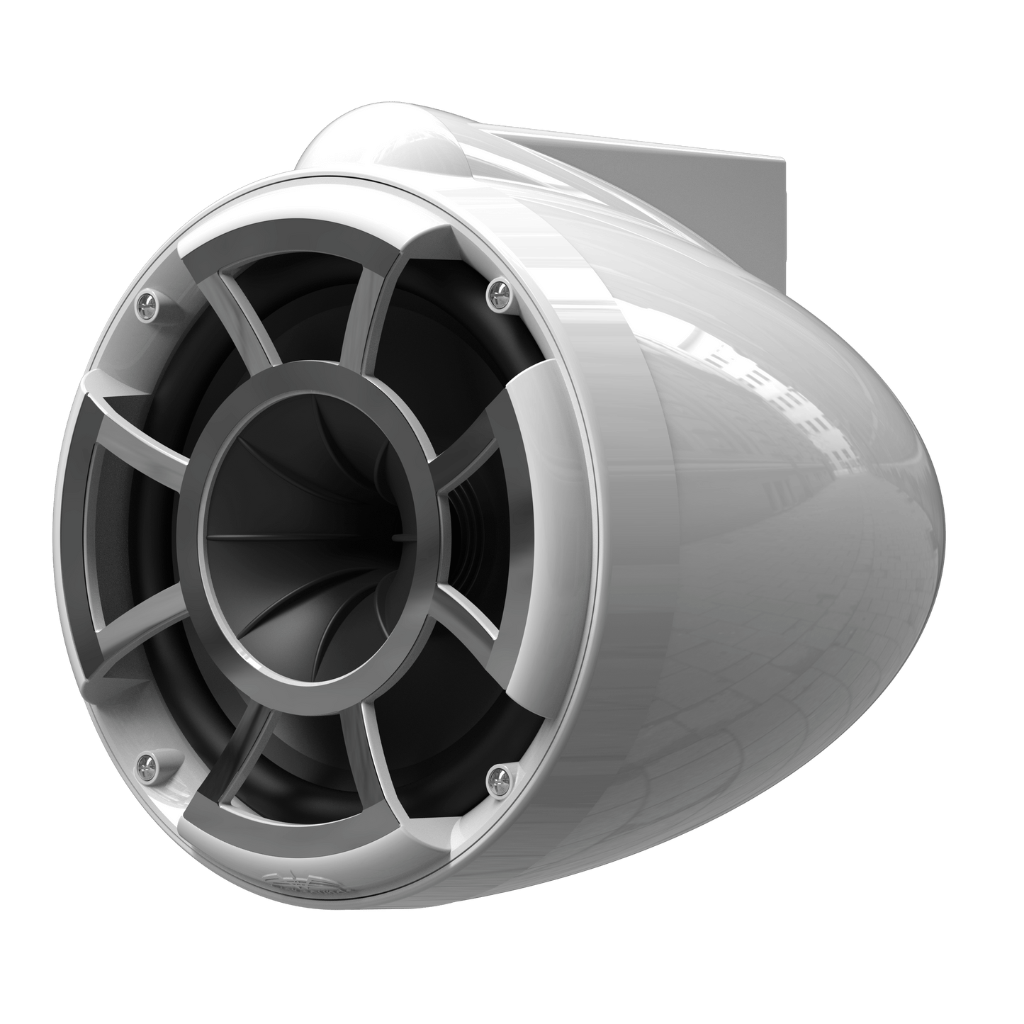 REV8W-FCSAV2  Wet Sounds REV V2 Tower Speakers (8" - 200W RMS - SA Fixed Clamp - White - Pair)