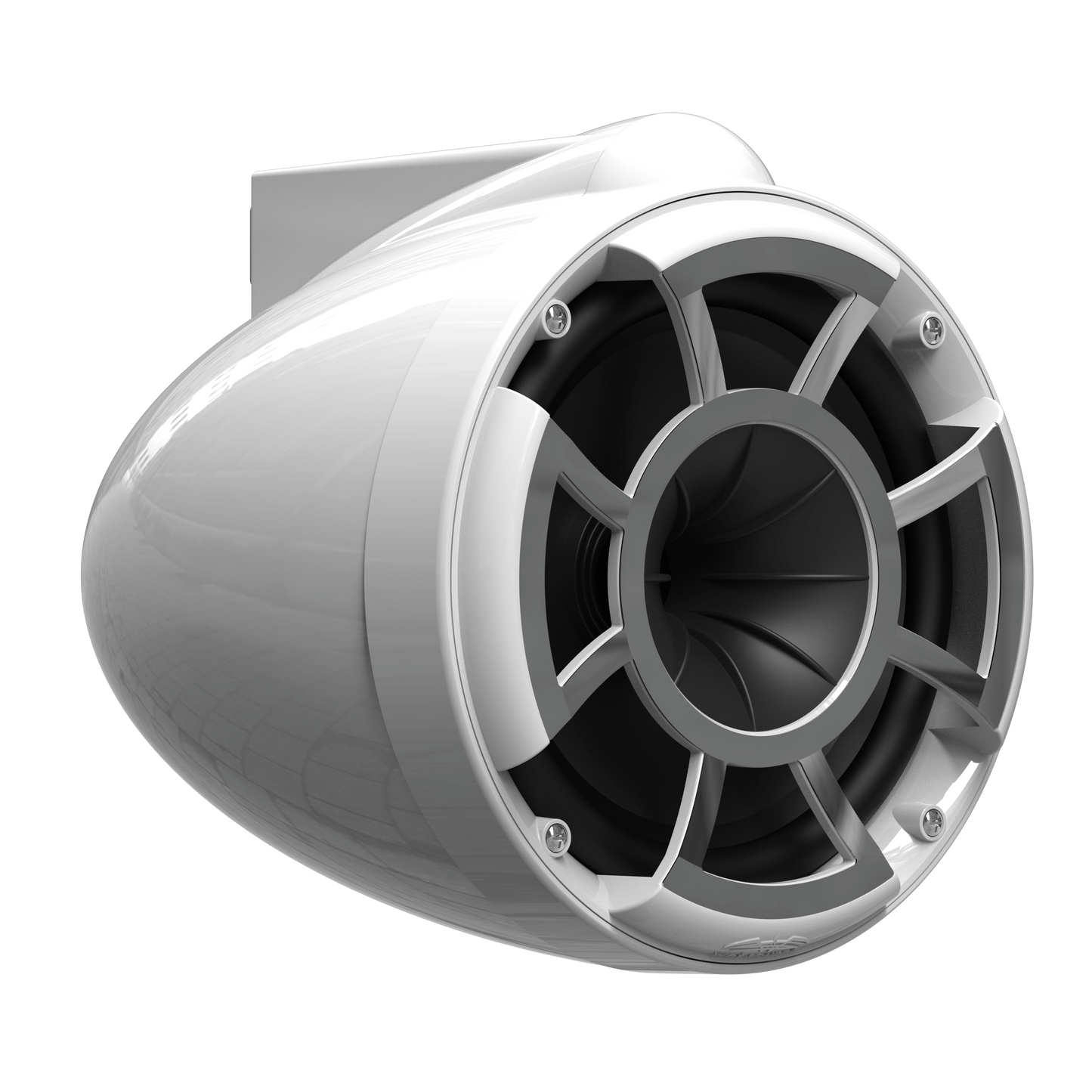 REV8W-FCSAV2  Wet Sounds REV V2 Tower Speakers (8" - 200W RMS - SA Fixed Clamp - White - Pair)