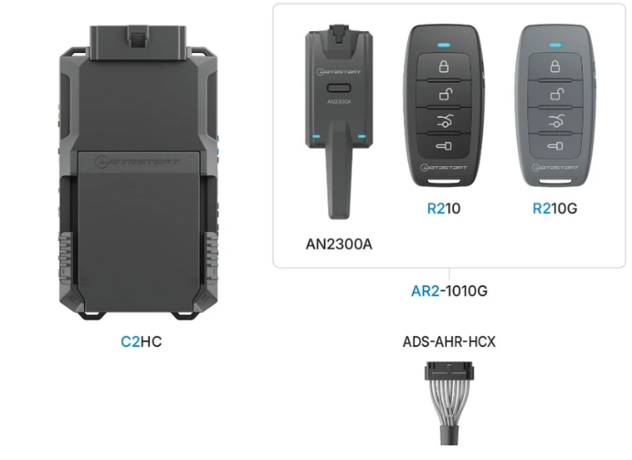 Idatastart 1 Way Remote Car Starter W/ Two 1,320 Ft Range Remotes (Installation included)