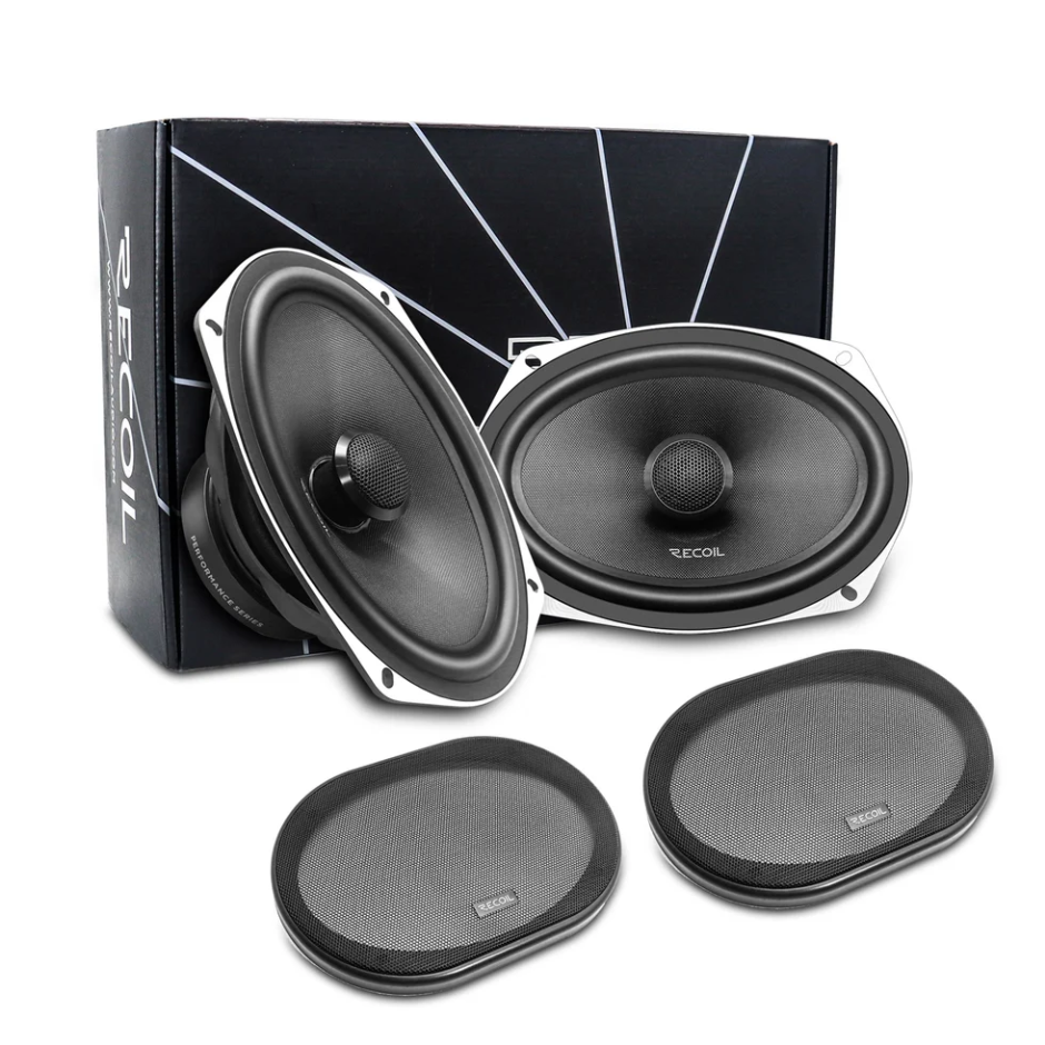 RX69 - Recoil Echo Pro Series 6x9" 2-way Coaxial Speakers (90WRMS)