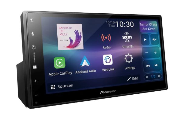 PIONEER 6.8" MECHLESS RECEIVER W/ WIRELESS APPLE CARPLAY/ANDROID AUTO/ BT/USB/SIRIUS READY