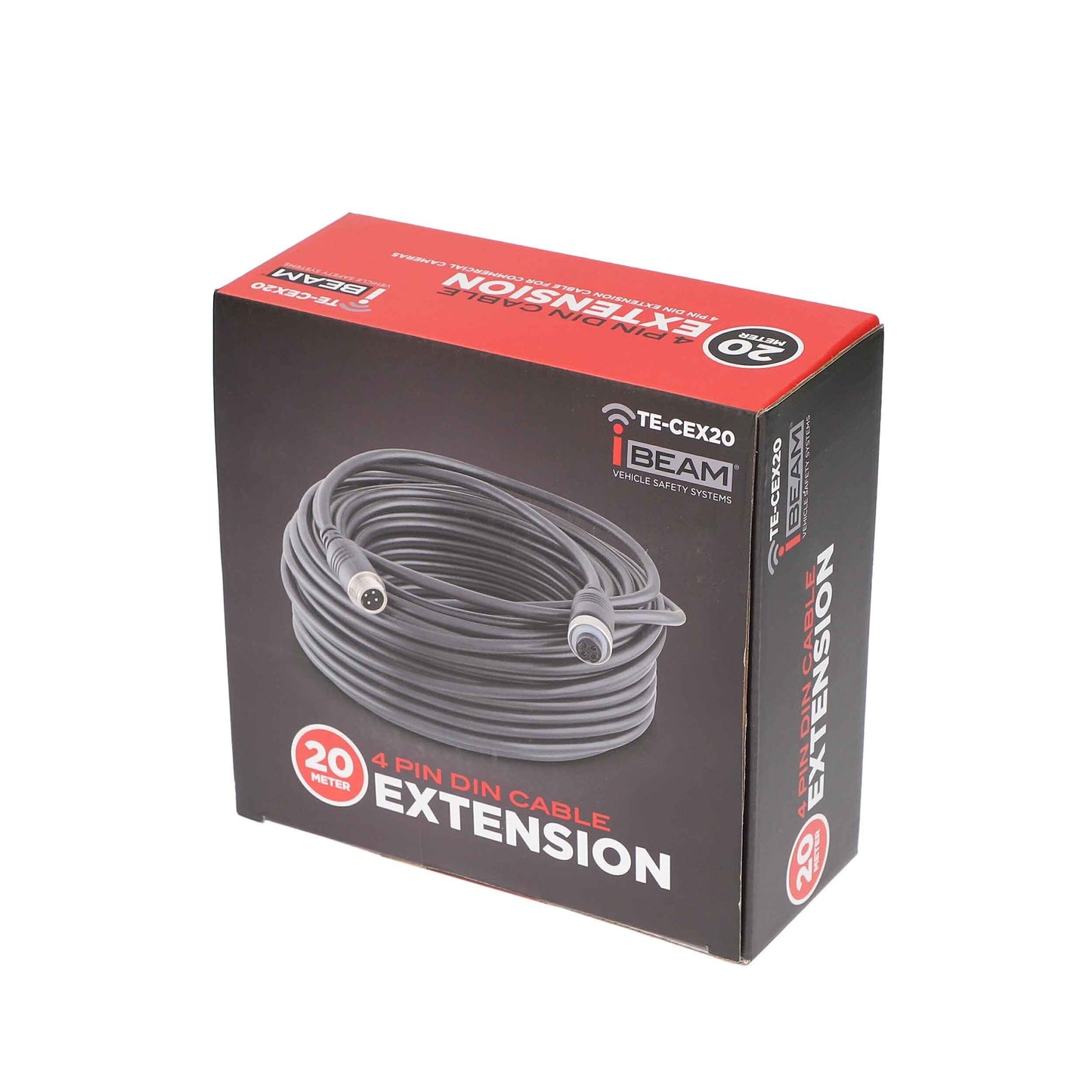 iBeam Commercial 4-Pin Din 20 Meter Extension Cable (Up to 720p HD - 20 Meter)