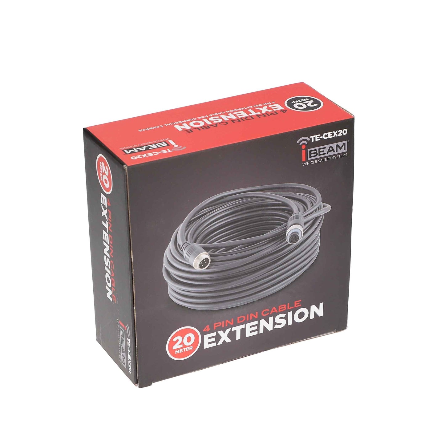 iBeam Commercial 4-Pin Din 20 Meter Extension Cable (Up to 720p HD - 20 Meter)