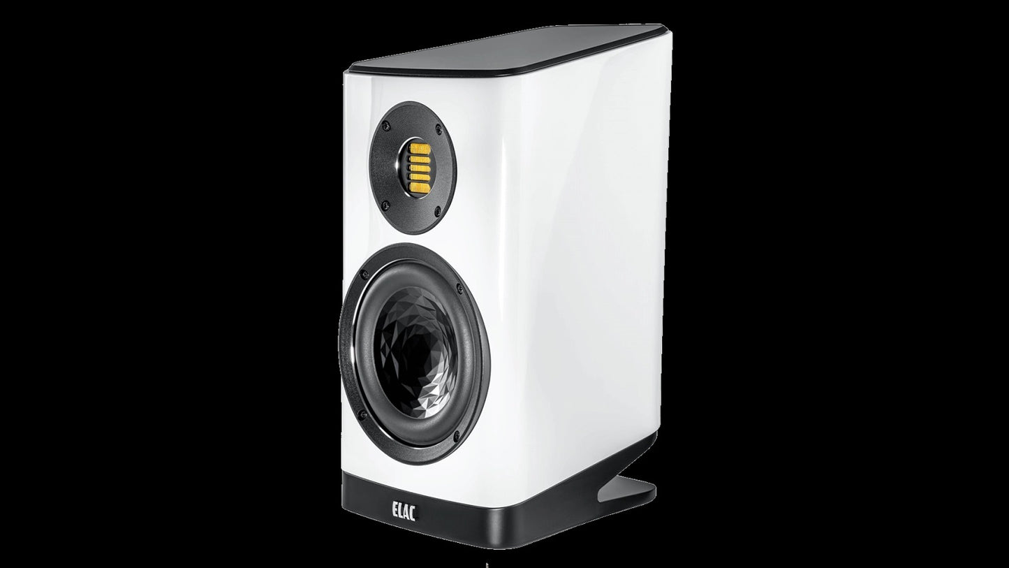 Elac Vela BS403.2 6" 2-Way Bookshelf Speakers with JET 6 Tweeter (Gloss White)