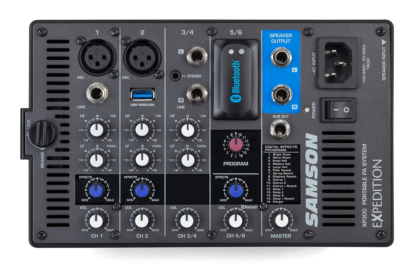 SAXP300B Samson Expedition  300-Watt Portable PA System