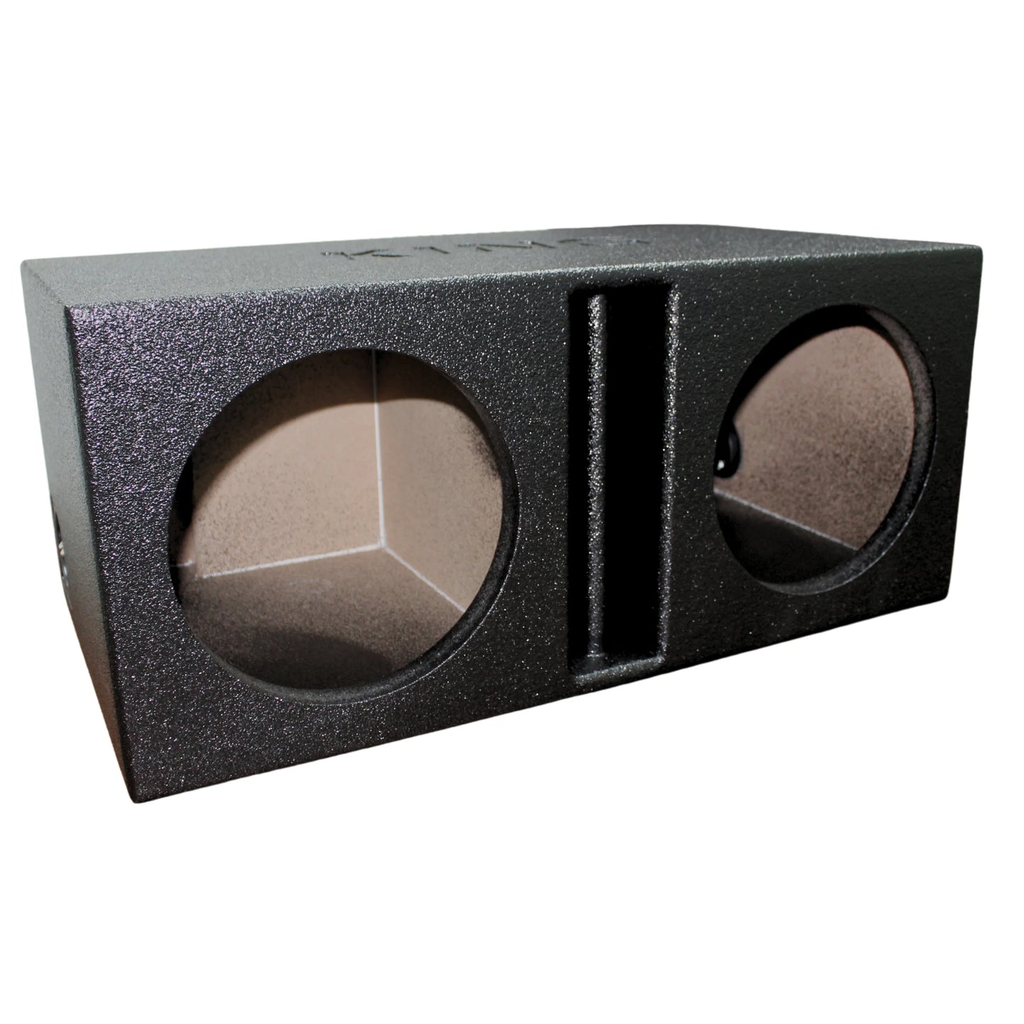 King Boxes 10" Dual Vented Divided Sprayed Universal Subwoofer Box