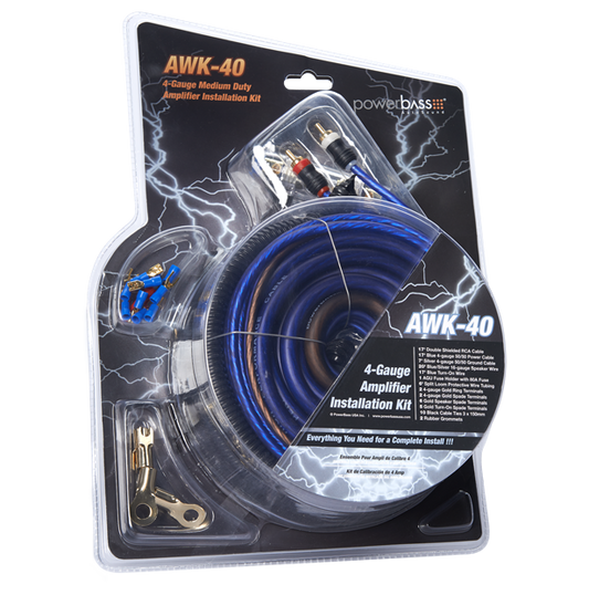 AWK-40 PowerBass 4GA Wiring Kit