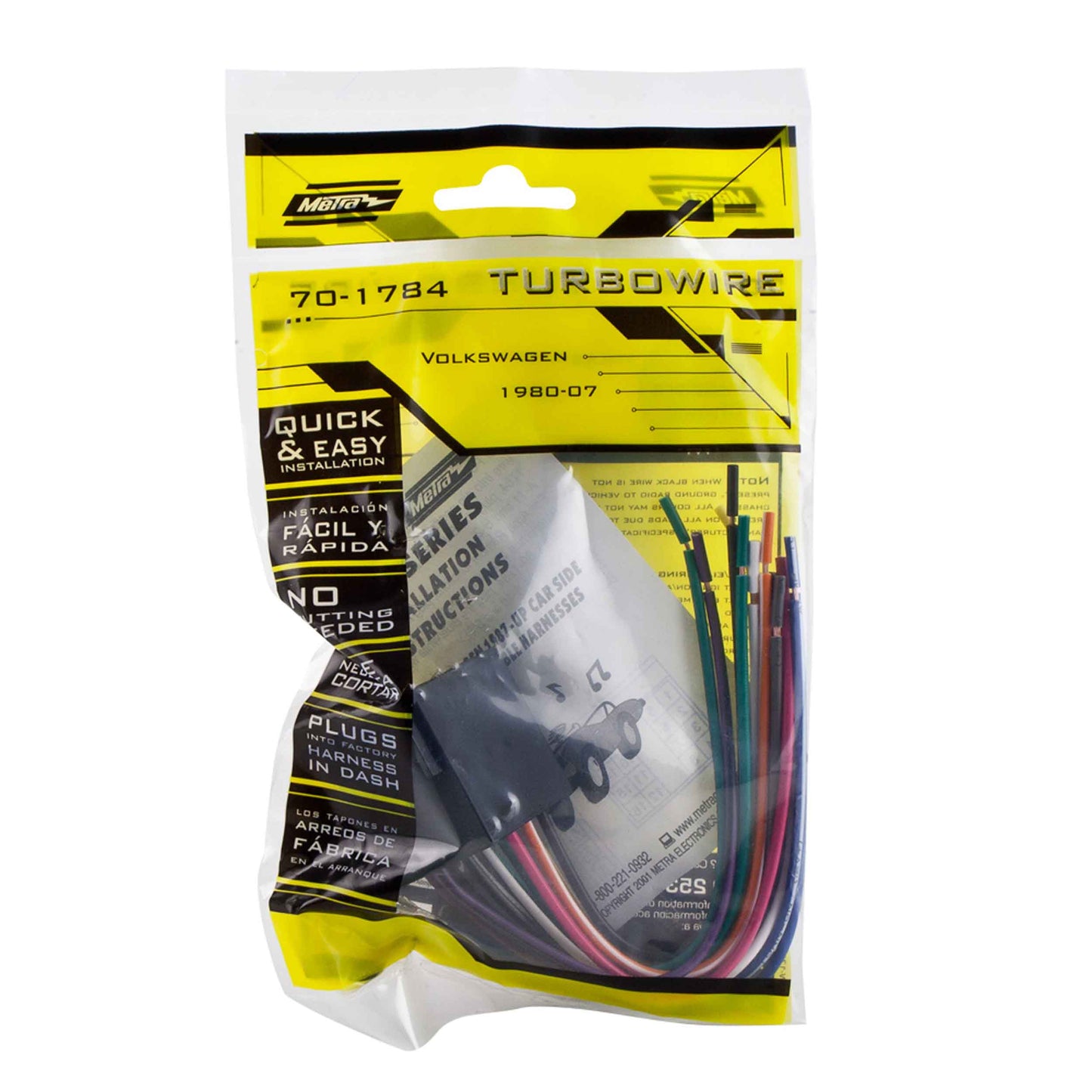 70-1784 METRA AUDI 88-07/VOLKSWAGEN 80-UP HARNESS