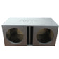 King Boxes 10" Dual Vented Divided Sprayed Universal Subwoofer Box