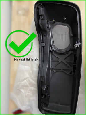 Metra 14-Up Harley Speaker Lid Adapters for 6 X9 Speakers