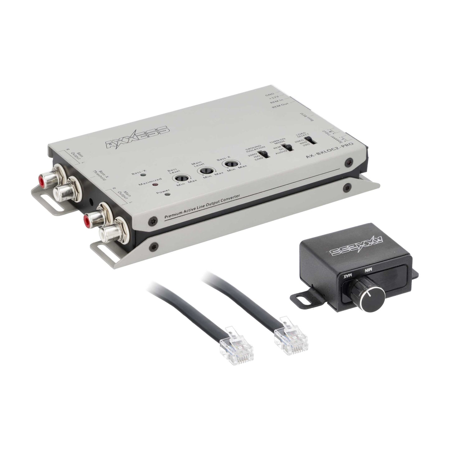 AX-BXLOC2-PRO | Axxess PRO Active LOC w/Bass Restoration + Bass Boost (4 Channel)