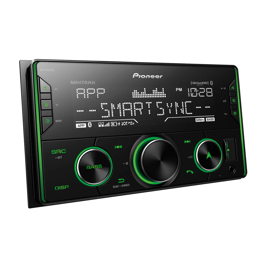 PIONEER DDL DIN RADIO RECEIVER W/ BT/USB/AM/FM/SIRIUS READY