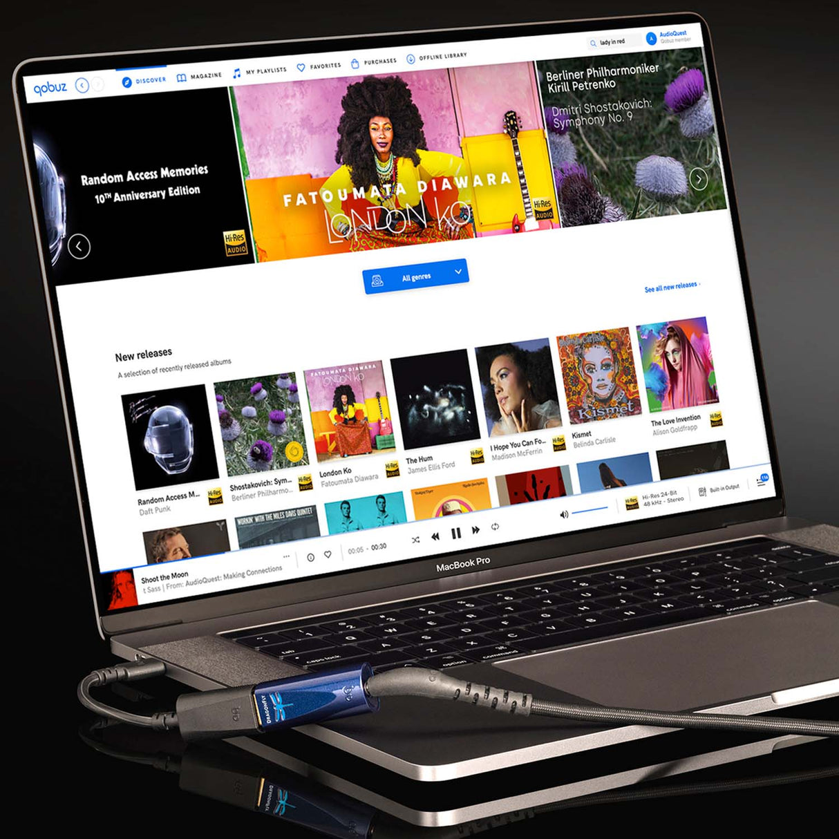 AUDIOQUEST DRAGONFLY COBALT DAC