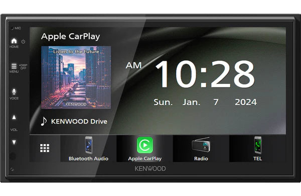Kenwood 6.8" Digital Media Receiver with Apple CarPlay & Android Auto