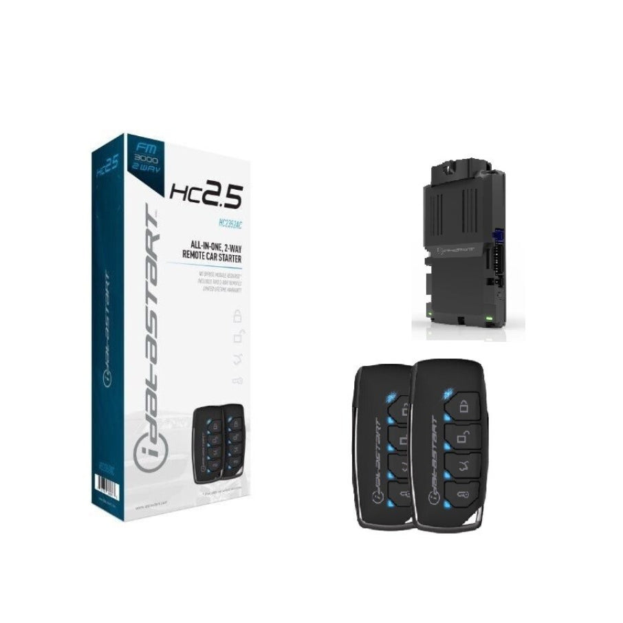 IDATALINK 3000" 2 WAY CAR STARTER W/ TWO 2 WAY REMOTES