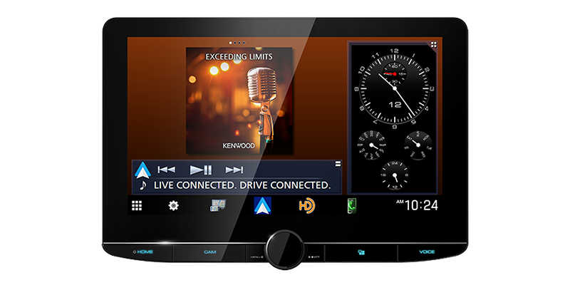 Kenwood Excelon 10.1" HD Touchscreen Double Din Direct Replacement Digital Multimedia Receiver