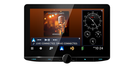 Kenwood Excelon 10.1" HD Touchscreen Double Din Direct Replacement Digital Multimedia Receiver