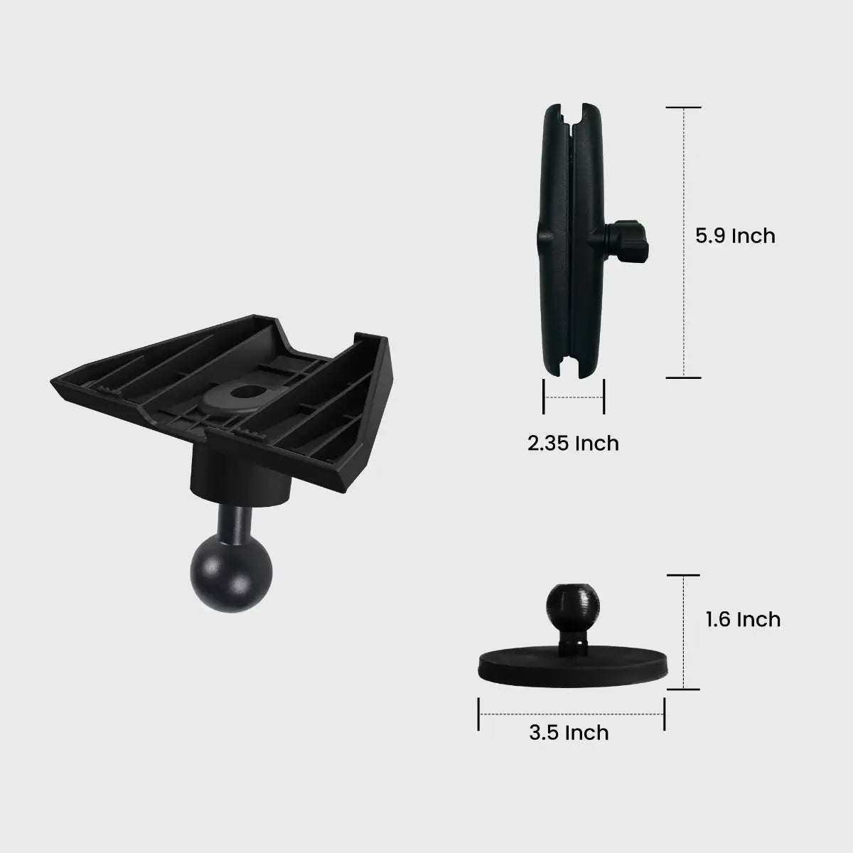 M9560-B4 Mighty Mount Starlink Mini Heavy Duty Magnetic Mount