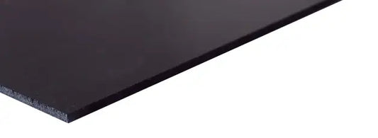 KTEX-12BK-1624 KOMATEK PLASTIC PVC BLACK SHEET 16"X24"X1/2"