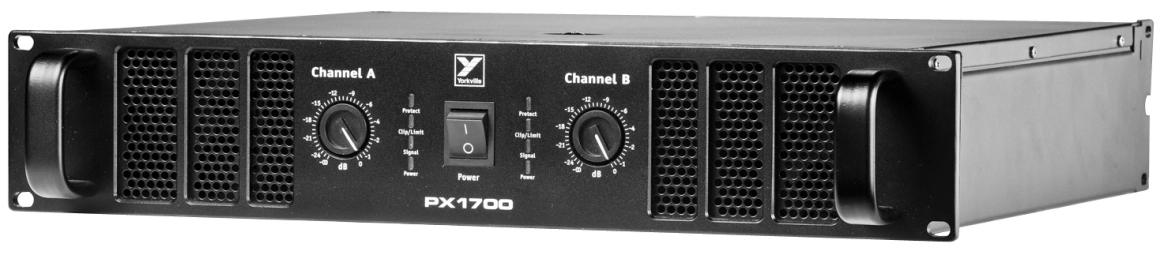 YORKVILLE PX1700 2X850W COMMERCIAL POWER AMPLIFIER