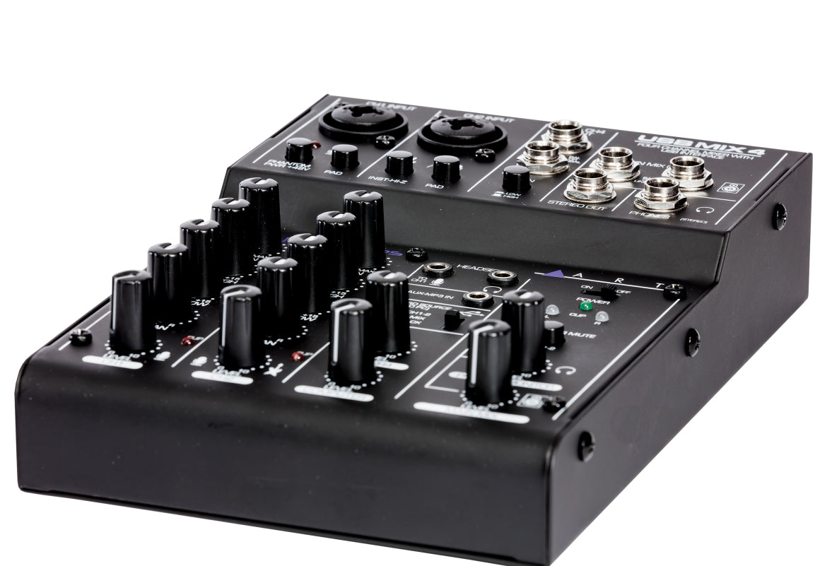 USB MIX4 4 Channel USB Recording Mixer