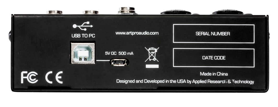 USB MIX4 4 Channel USB Recording Mixer