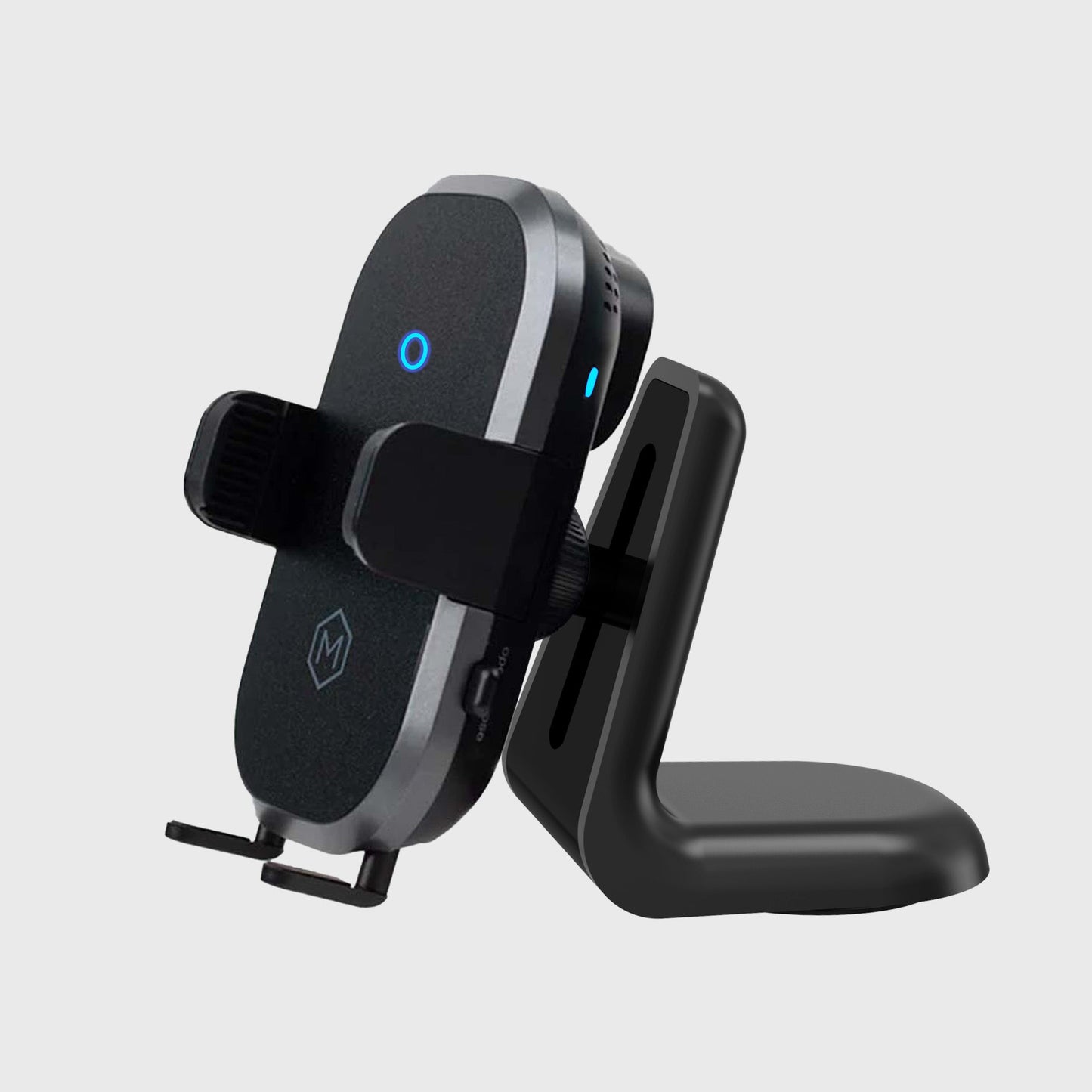 M3000-15 MIGHTY MOUNT AUTO SCAN GRIP CRADLE 15W WIRELESS CHARGER WITH VENT DASH MOUNT BRACKETS
