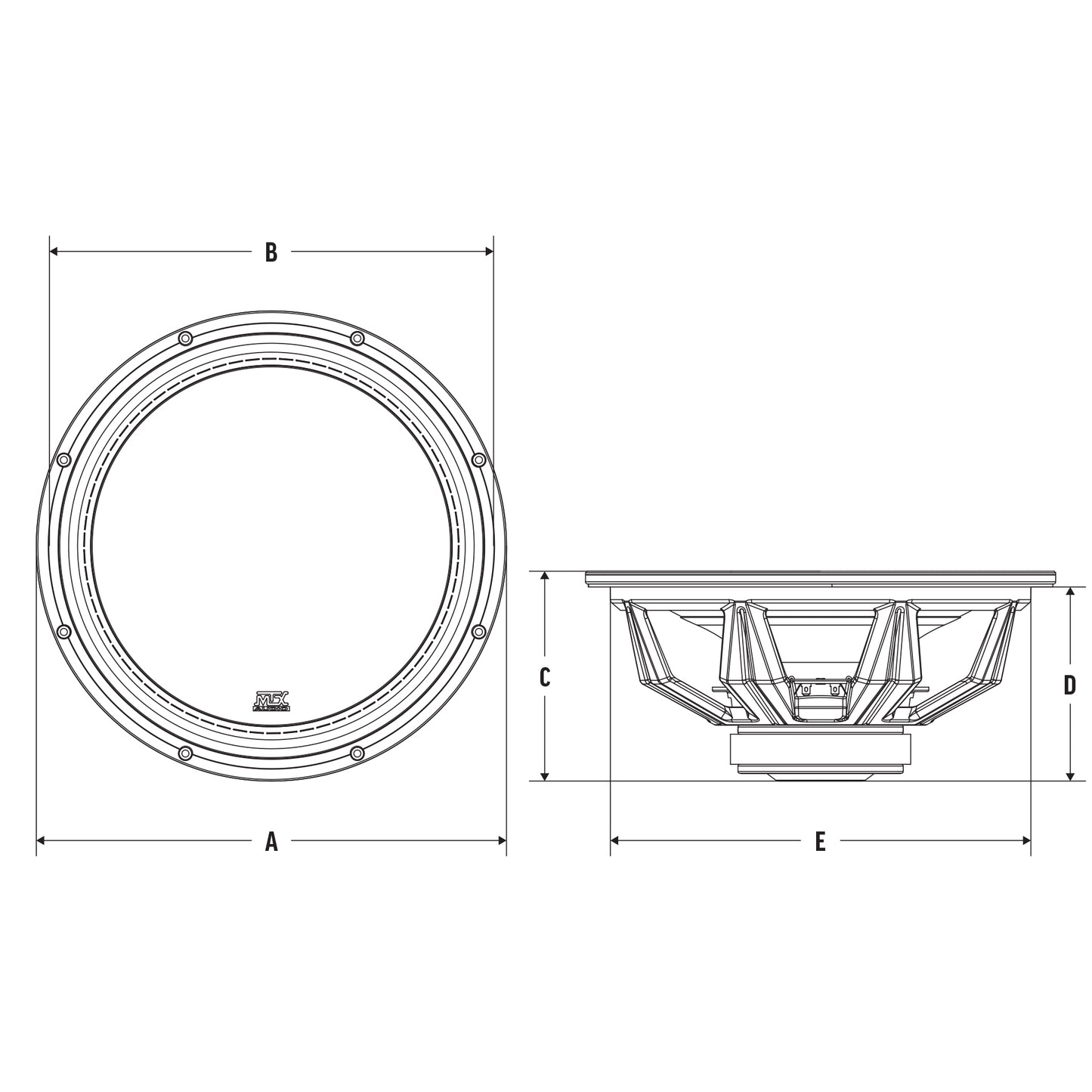 MTX 35 SERIES 12'' 250W RMS @4ohm