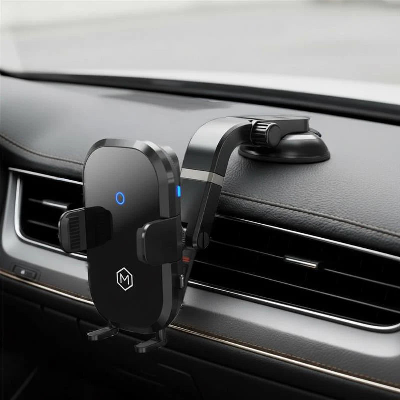 M3015-35 Mighty Mount Auto Scan Fast Wireless Car Charger Mount with Multi-Angle Adjustable Suction Cup