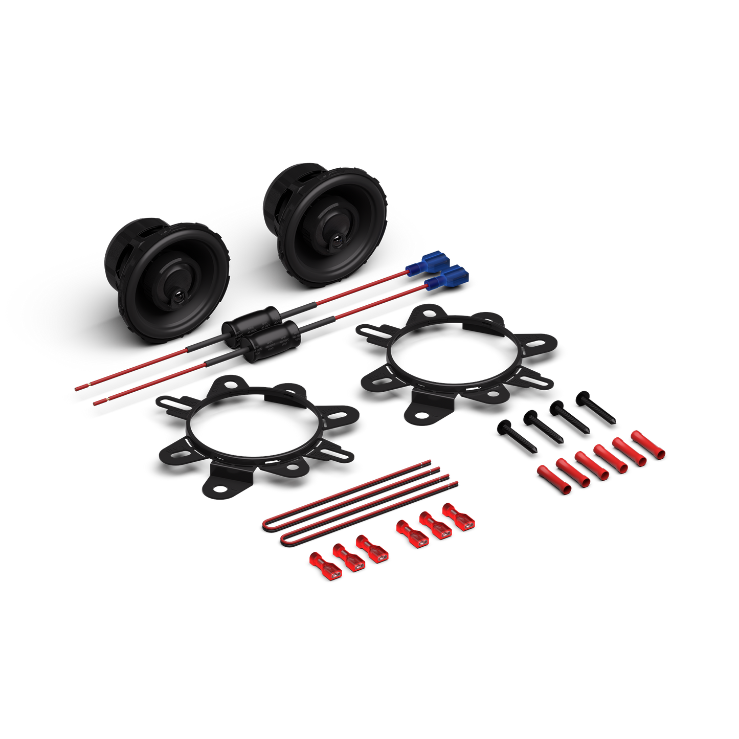 P1V2-25 Rockford Fosgate Punch Series 3-way 2.5" Coaxial Speakers