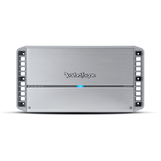 PM1000X5 ROCKFORD 5CH MARINE AMPLIFIER (75Wx4+150Wx1@4OHM/125Wx4+300Wx1@2OHM/500Wx1@1OHM)