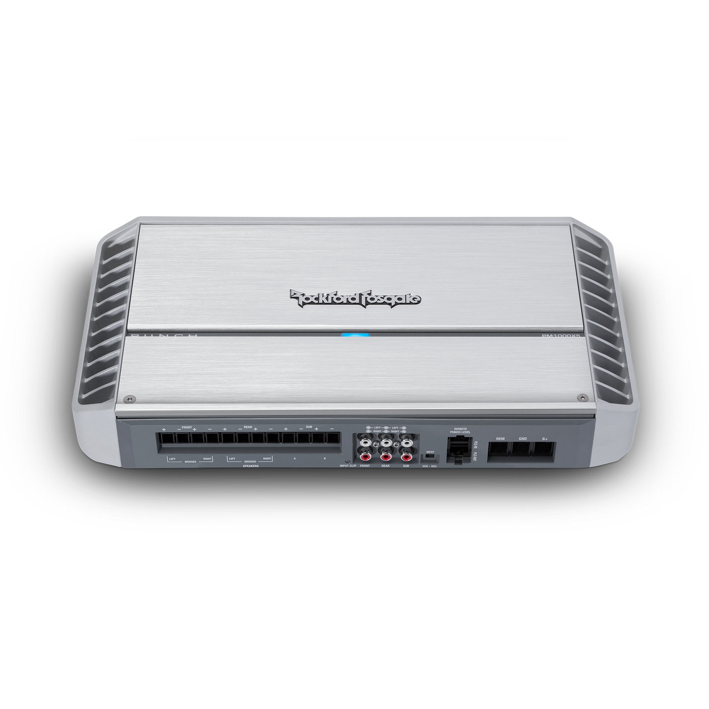 PM1000X5 ROCKFORD 5CH MARINE AMPLIFIER (75Wx4+150Wx1@4OHM/125Wx4+300Wx1@2OHM/500Wx1@1OHM)