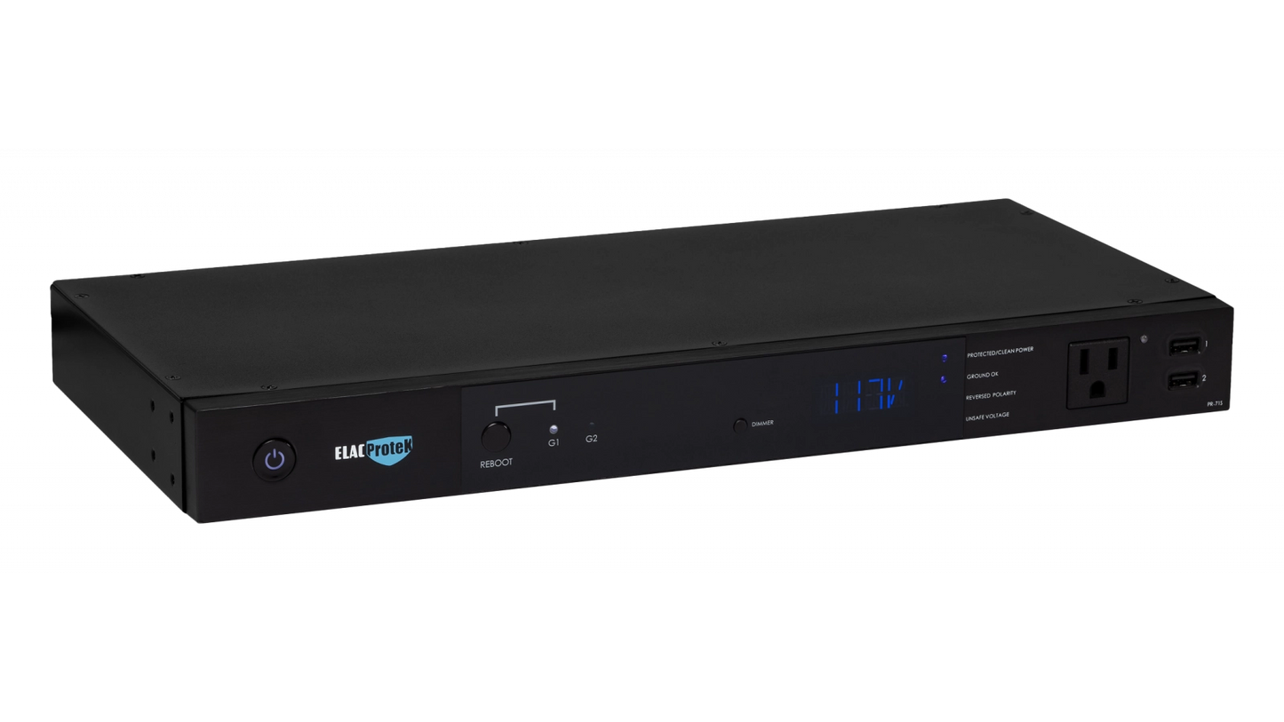 ELAC Protek PR-71S 8 Outlet Component Surge Protector with USB