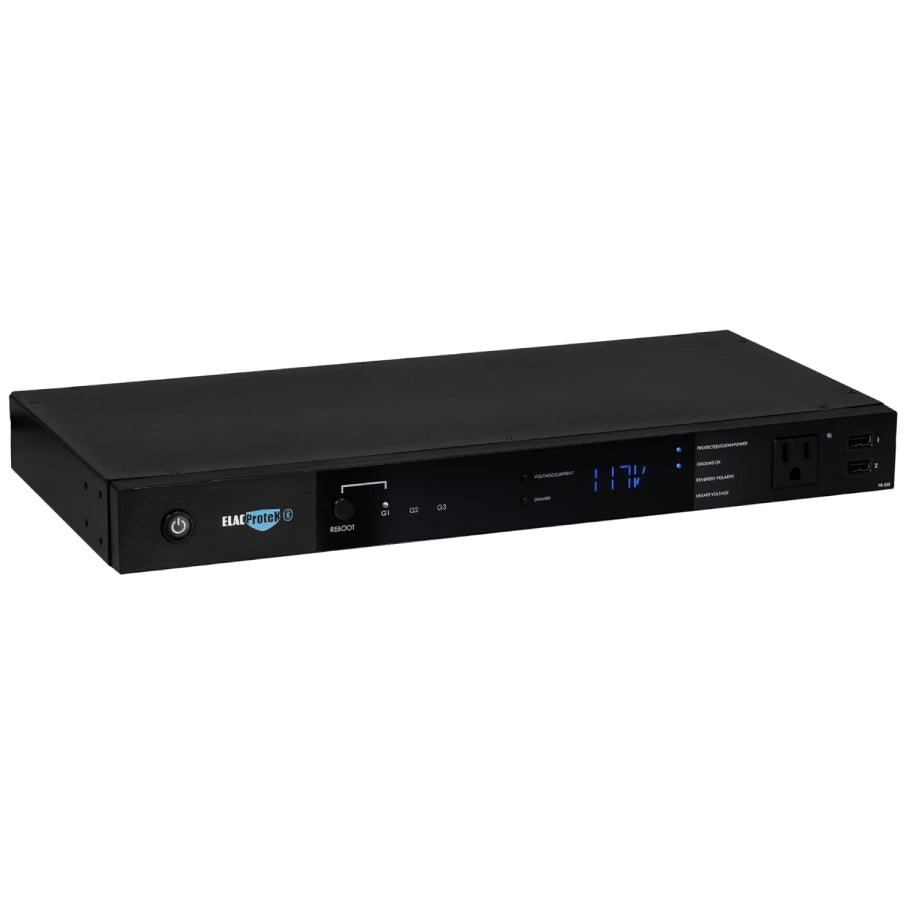 Elac Protek PR-81B 9 Outlet Component Smart Surge Protector with Bluetooth LE