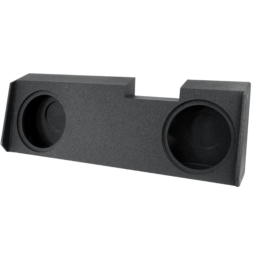 Qbomb 19-Up Sierra/silverado Crew/dbl Cab Dual 10" Enclosure (0.92 Cuft per Sub)