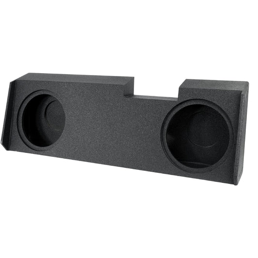 Qbomb 19-Up Sierra/silverado Crew/dbl Cab Dual 10" Enclosure (0.92 Cuft per Sub)