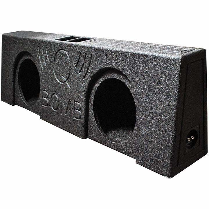 QBomb Universal Enclosure (Dual 10" - Vented - Truck Style)