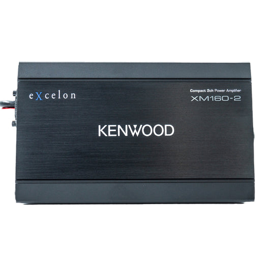Kenwood eXcelon Compact 2-Channel Power Amplifier for Select 2014-up Harley-Davidson Motorcycles